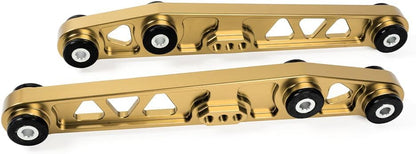 ya 13 9.15 baidi Pair Billet Rear Lower Control Arm w/Bushings For 94-01 Integra 92-95 for Civic EG