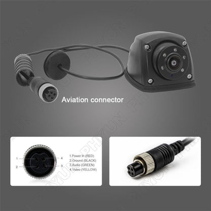 ya 10 9.16 baidi Side View Camera Night Vision Waterproof Reversing Parking Camera for Truck Bus