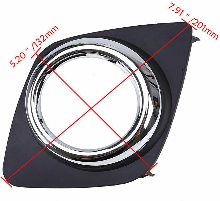 ya 4 8.14 One pair of front fog lamp cover decoration for Toyota RAV4 2009 2010 2011 2012 2013