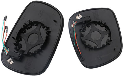 ya 2 8.15 Set of 2 Mirror Glass Left Right Fits for 2008-2015 for BMW X3 F25 X1 E84 Replaces