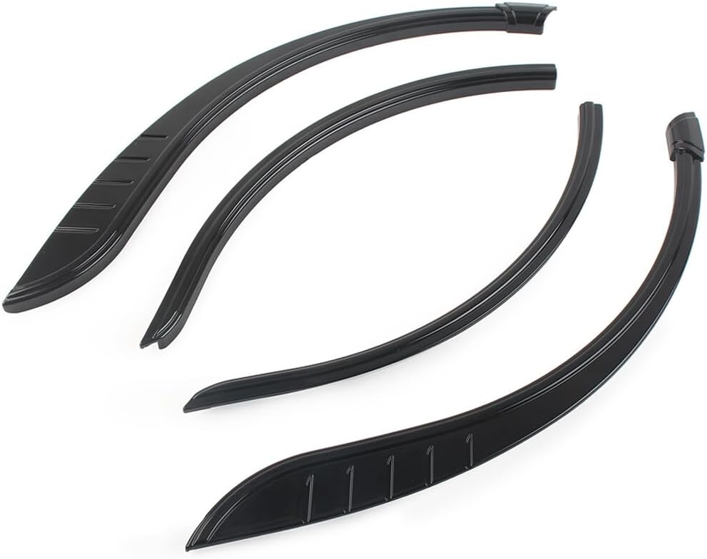ya 23 10.7 baidi for Harley Tri-Glide Ultra FLHTCUTG Rear Fender Flares Skirts Trim Accent Black