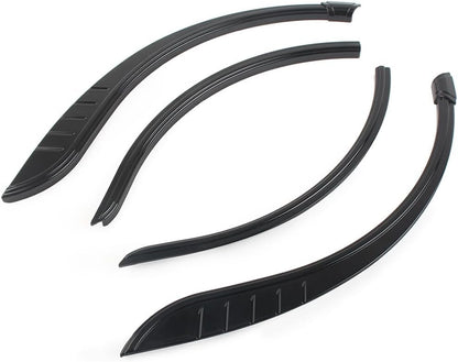 ya 23 10.7 baidi for Harley Tri-Glide Ultra FLHTCUTG Rear Fender Flares Skirts Trim Accent Black