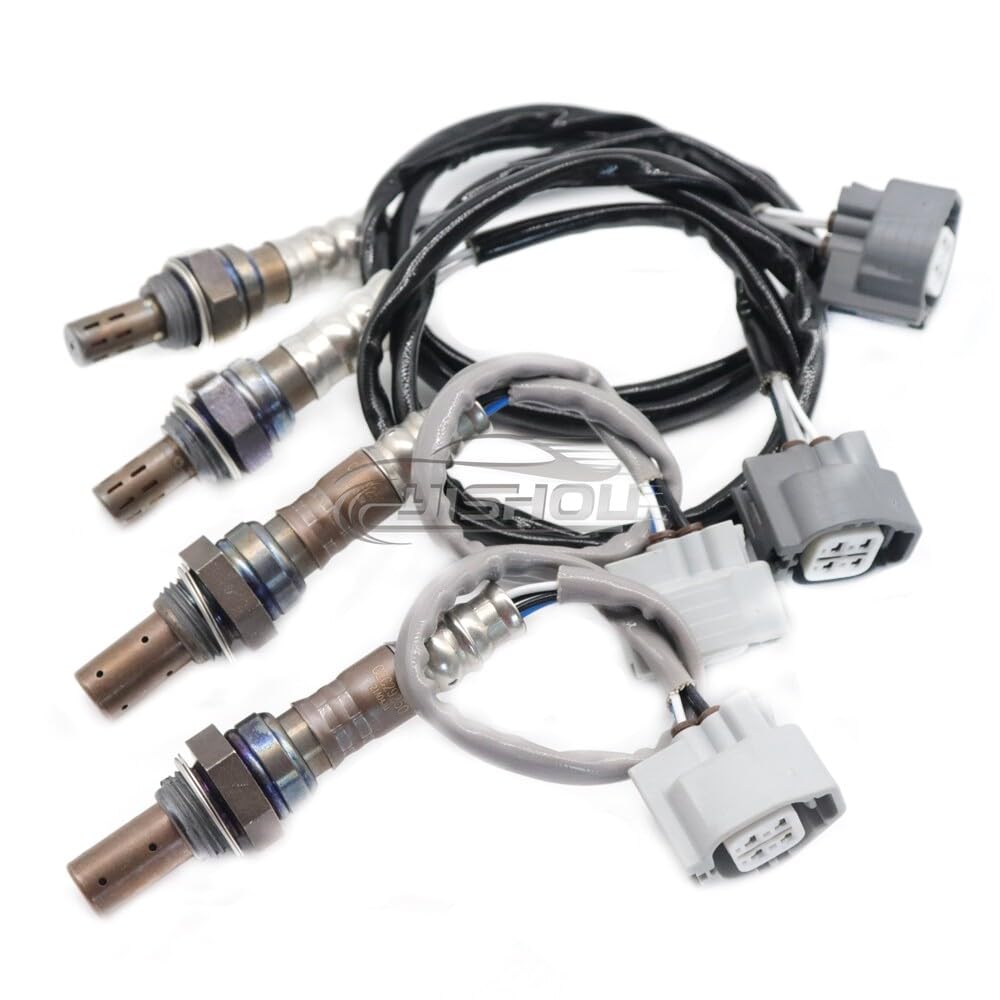 ya 5 8.24 baidi 4-Pack 234-9030 234-4798 Oxygen Sensor Upstream + Downstream for Jaguar XJ8 XJR 4.2L 2004