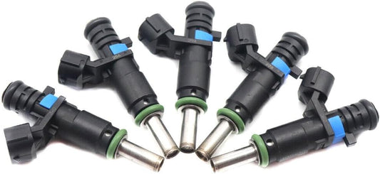 ya 4 8.8.2 5x Fuel Injector 07K906031C for VW Passat Golf Beetle Rabbit 2.5L 2007-2015