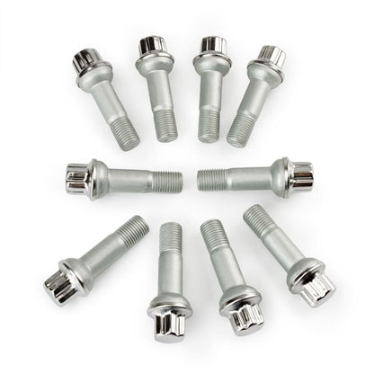ya 5 8.10 10X for Mercedes ML350 S500 GLK350 S550 CL500 GL450 Wheel Lug Bolts Nuts New