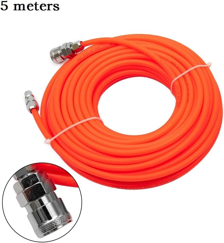 ya 14 9.20 baidi Pneumatic Straight Pipe Air Compressor Pump Hose 5 * 8mm Tube With Quick Connector-2