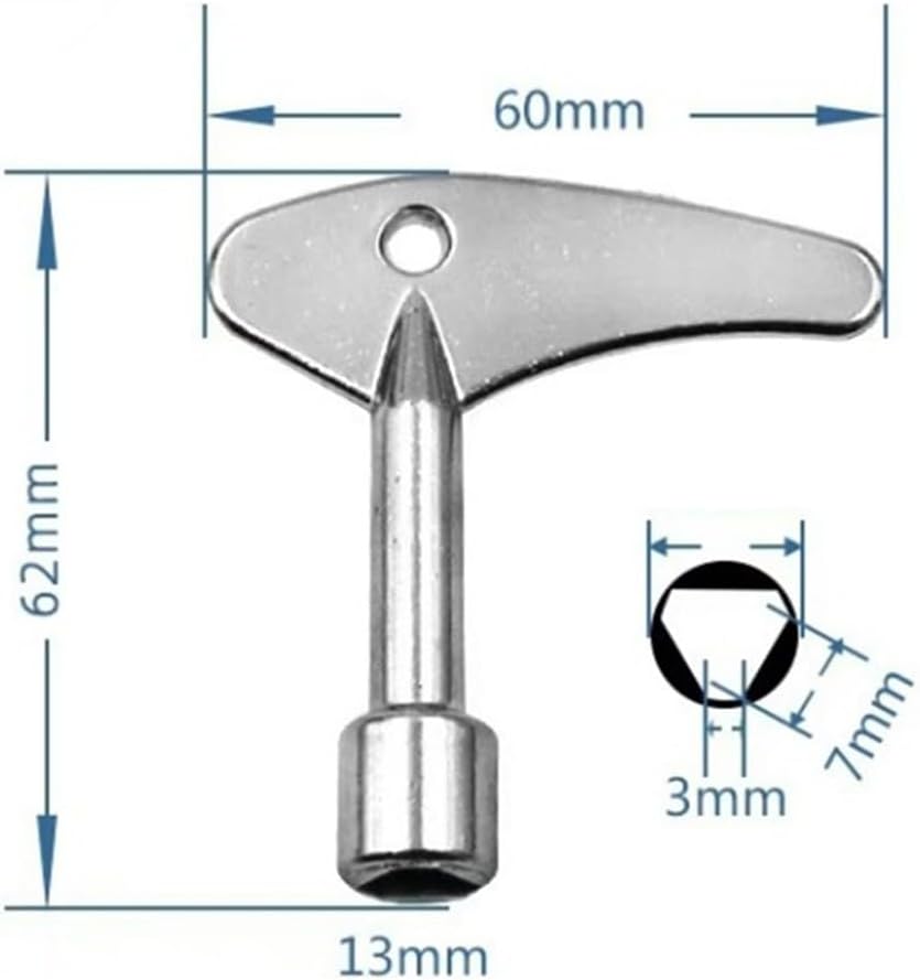 ya 26 10.21 baidi Triangular Spanner Keys for Elevators Utility Tools with Compact Design
