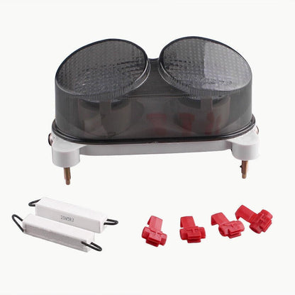 ya 5 8.24 baidi Motorcycle LED Brake Stop Rear Tail Light for Kawasaki ZZR600 05-07 Smoke