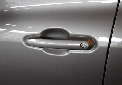 ya 5 8.10 Carbon Fiber Look Side for Smart Door Handle for Toyota Highlander 20-24 Cover Trim