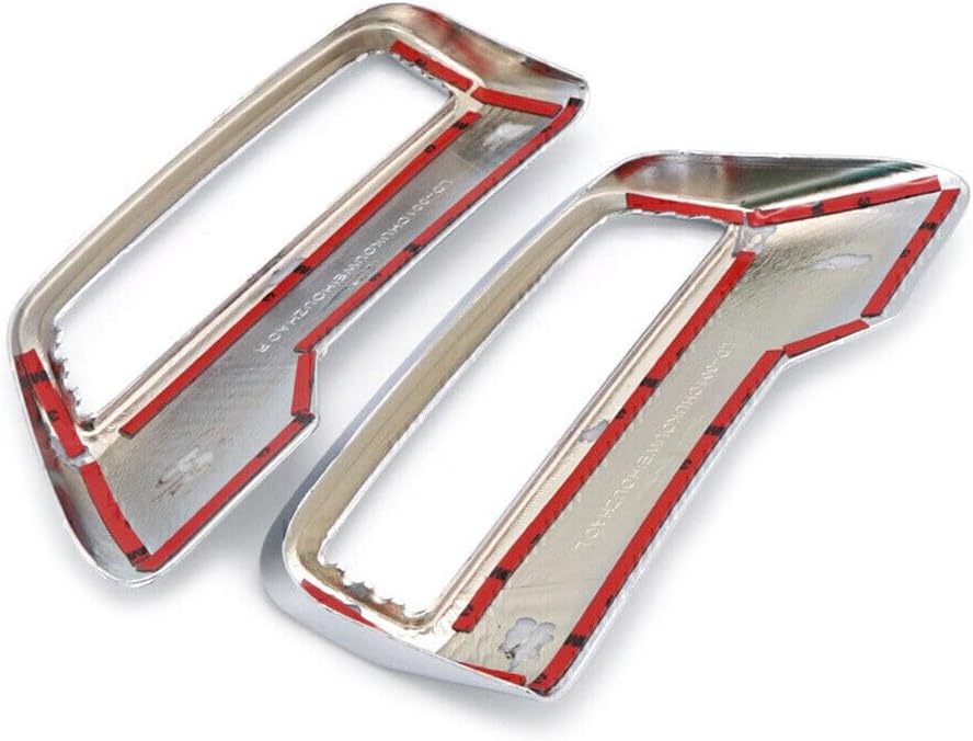 ya 4 8.14 for Peugeot 3008 5008 16-19 Exhaust Muffler Pipe Tip Tailpipe Cover Trim Chrome