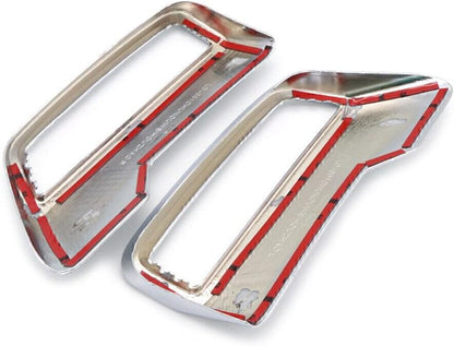 ya 4 8.14 for Peugeot 3008 5008 16-19 Exhaust Muffler Pipe Tip Tailpipe Cover Trim Chrome