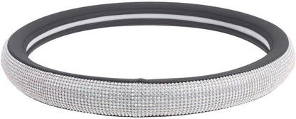 ya 14 9.20 zhengce Fashionable Rhinestone Car Steering Wheel Cover Anti-slip Wheel Sleeve-1