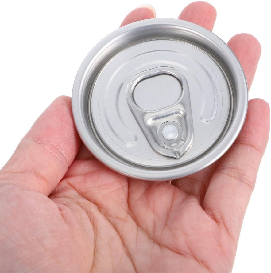 ya 14 9.20 baidi 10 Pcs Aluminum Easy-pull Cover Wide Mouth Jar Lid Lids Canning Regular-1