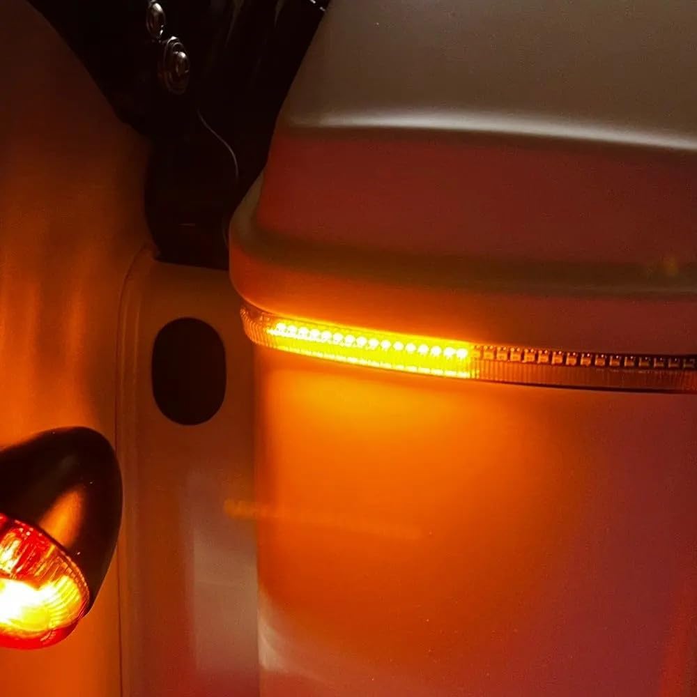 ya 13 9.15 baidi Smoke Saddlebag Tail Light LED Runnin Brake Turn Signal Lamp for Harley-Davidson