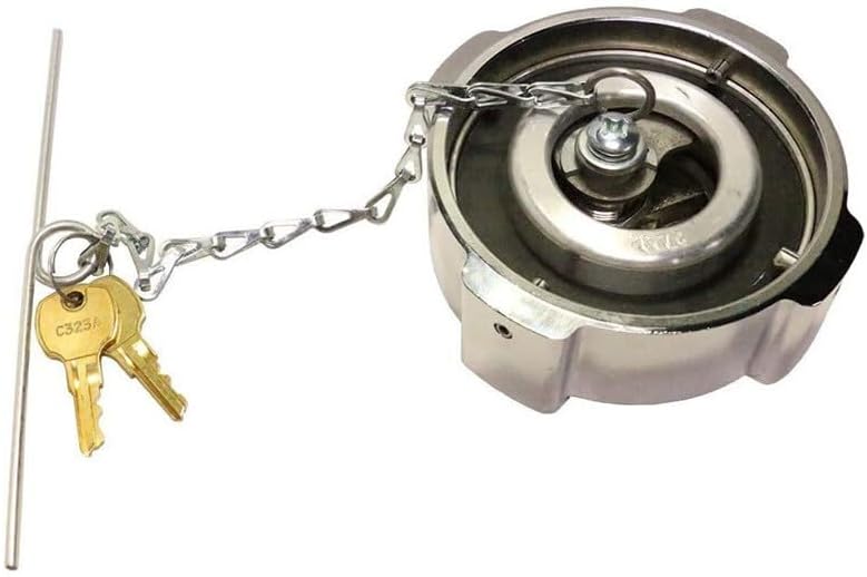ya 8 8.24 baidi Aluminum Locking Diesel Fuel Cap Replaces # 03-37017-002 600149 for Freightliner