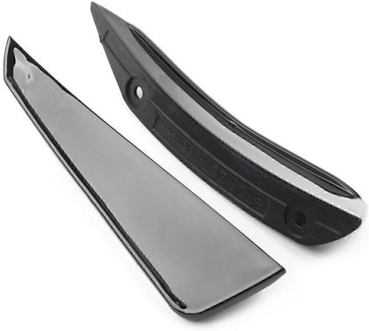 ya 4 8.14 Front Bumper Lip Splitter Fit for Mercedes-Benz A Class W176 A200 A45AMG 2016-2018