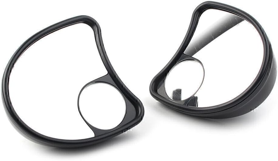 ya 2 8.15 Fairing Mount Mirrors Blind Spot Side Mirror for Harley Batwing Touring 96-2013