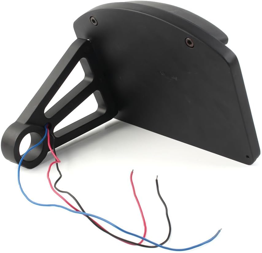 ya 10 9.16 zhengce LED Side Mount License Plate Tail Brake Light For Harley Dyna Softail FX Cu