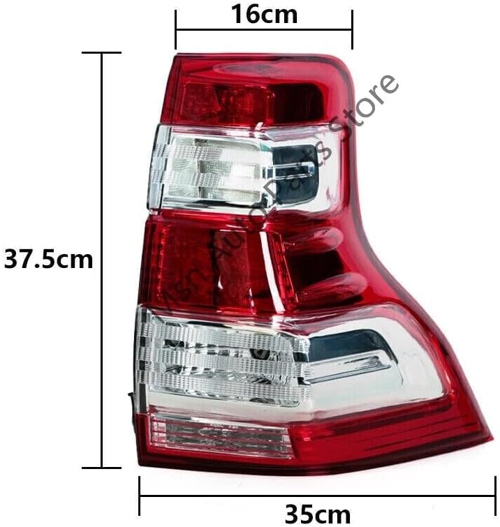 ya 7 8.24 baidi 1Pcs for Toyota for for Land Cruiser Prado LC150 FJ150 2014-2017 Left Rear Tail Light