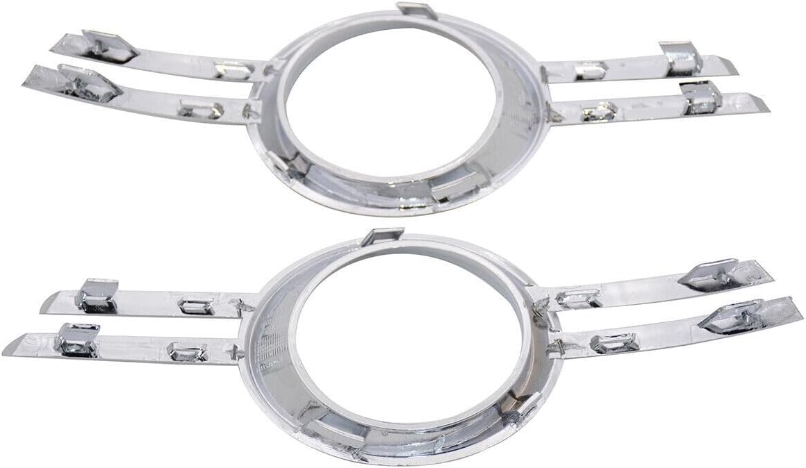 ya 10 9.16 zhengce 2x Fog Light Cover Chrome Molding for Mercedes-Benz C-Class W204 C200 2007-