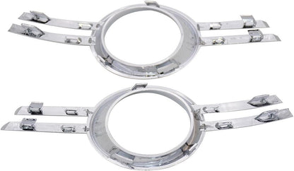 ya 10 9.16 zhengce 2x Fog Light Cover Chrome Molding for Mercedes-Benz C-Class W204 C200 2007-