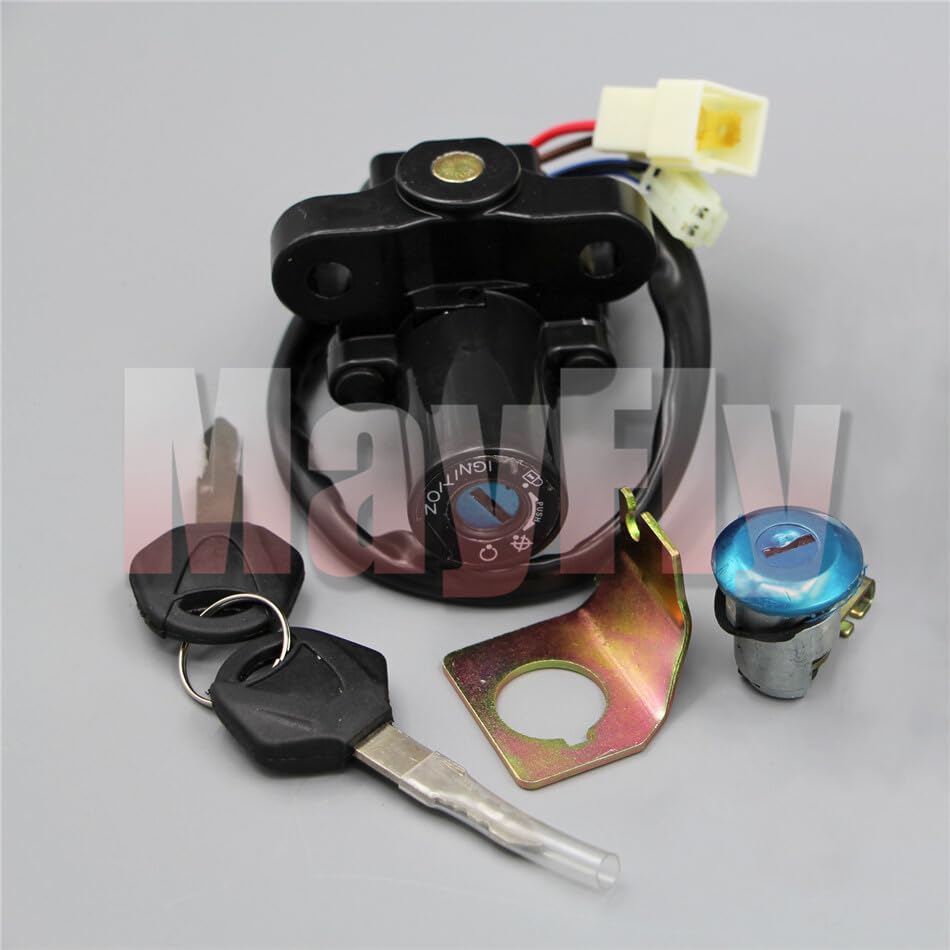 ya 6 8.24 baidi Fit for Yamaha YZF R1 FJR1300 YZF-R6 Ignition Switch Lock Fuel Gas Cap Key Set