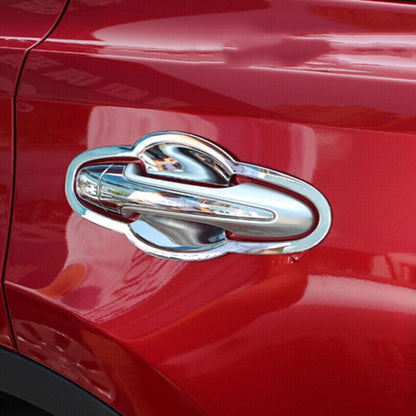 ya 2 8.15 for Toyota RAV4 2013-2018 Chrome Style Side Door Cup Combination Cover Trim 8P