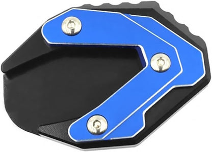 ya 2 8.15 Side Stand Enlarge Kickstand Pad Blue for Suzuki GIXXER 250 SF GIXXER 150 125