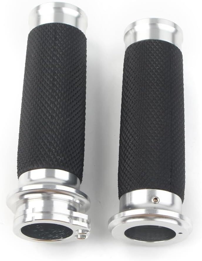 ya 6 8.14 Pair Handle Bar Hand Grips for Harley Touring Electra Glide Ultra Classic FLHTCU