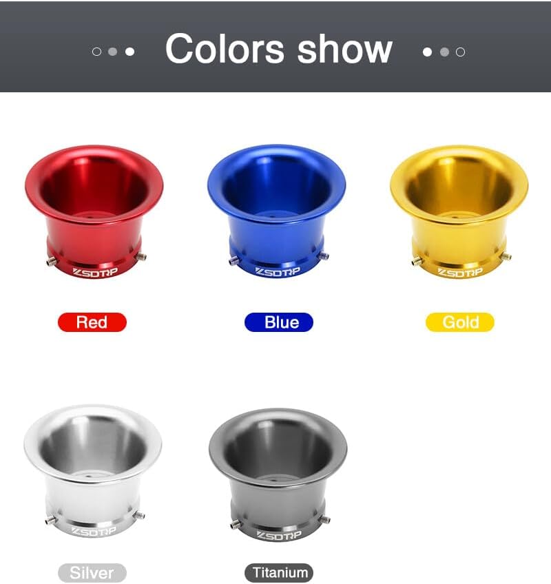 ya 5 8.24 baidi Motorcycle Velocity Stack Carb 44mm Air Filter Cup Funnel for PHBH 26BS PZ30