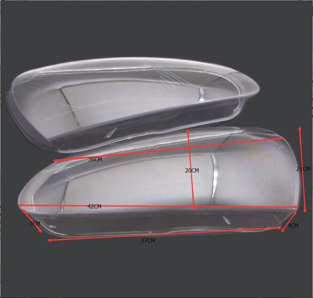 ya 7 8.24 baidi 2xScheinwerferglas Streuscheiben Abdeckung Fur 05-2009 for VW for VW for Golf MK5