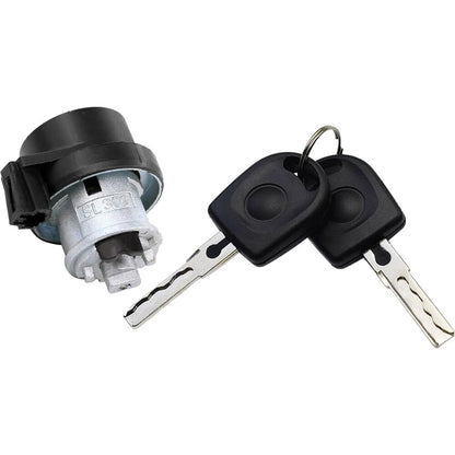 ya 9 10.24 Ignition Lock Cylinder Switch with 2 Buttons Set for VW for Jetta 2005-2017 8E0905855A-