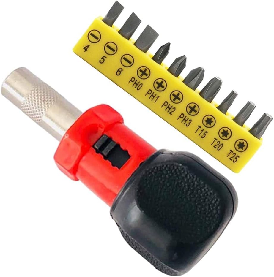 ya 26 10.21 baidi Premium 11 Piece Ratchet Wrench Screwdriver Hex Socket Screw Driver Bundle