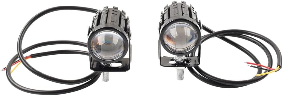 ya 2 8.15 2X Headlight Driving Spot Light Fog Lamp White Hi-Lo Beam Motorcycle UTV ATV