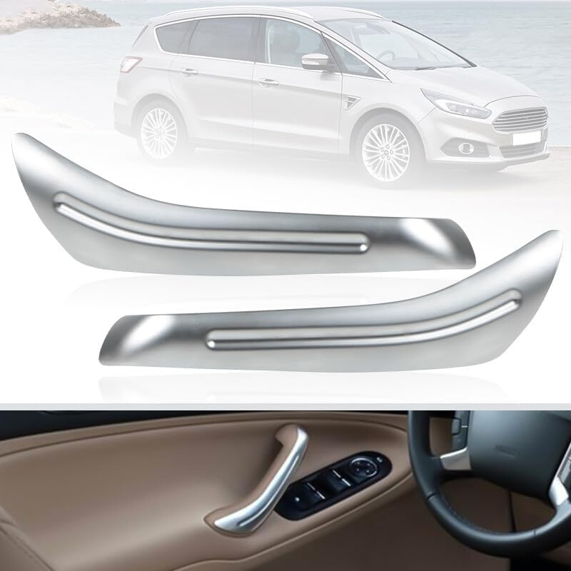 ya 8 8.24 baidi ARMREST Front Door Handle Cover Insert Bezel for Ford Galaxy MK3 S-MAX MK1 06-15