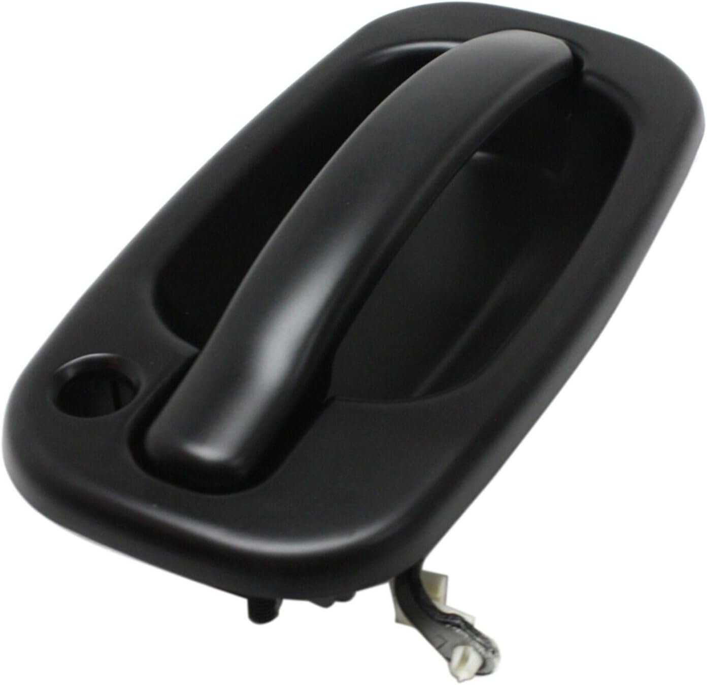 ya 2 8.15 Door Handle Set for 1999-2006 for Chevrolet Silverado 1500 Smooth Black Front Exterior 2 Pieces 