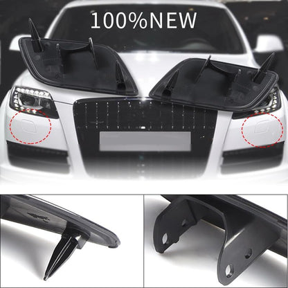 ya 6 8.24 baidi Front Bumper Headlight Washer Cover Nozzle Cap Left+Right for Audi Q7 2006-2015