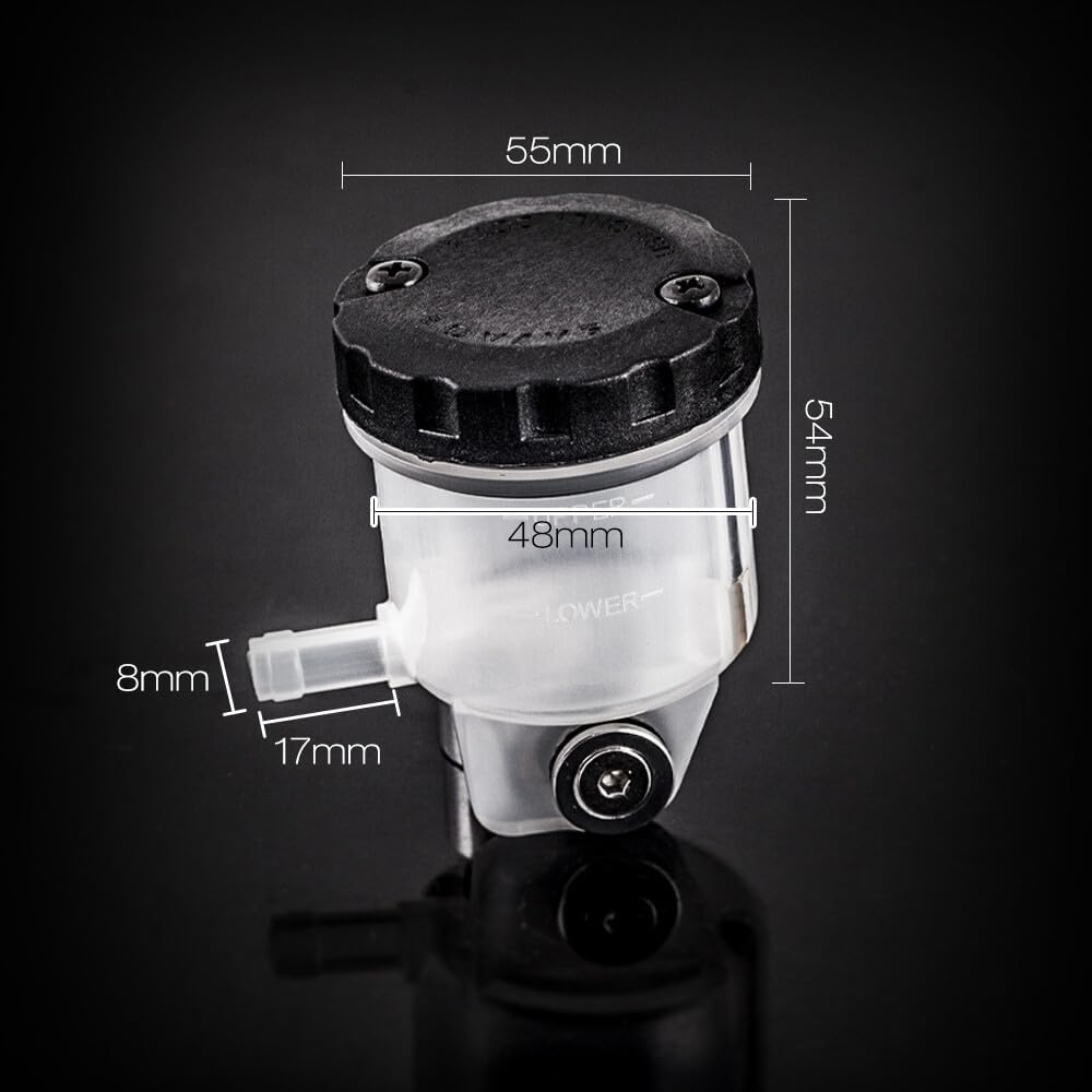 ya 23 10.7 baidi Front Brake Fluid Oil Reservoir Tank Cup for Yamaha YZF-R1/YZF-R6 MT-01 YZFR1/R6