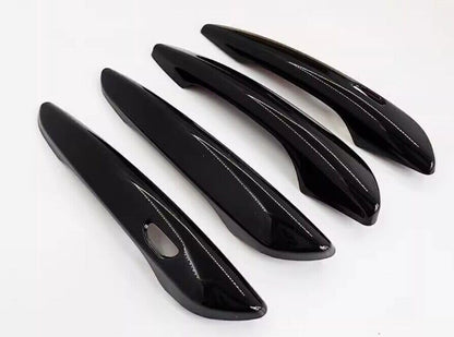 ya 5 8.10 for Mazda 3 Axela 2019-23 Black Look Door Side with for Smart Door Handle Cover Trim