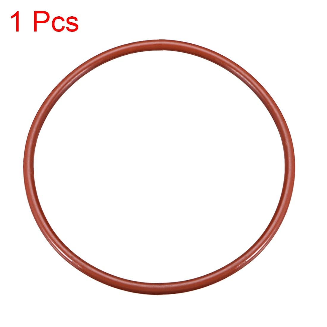 ya 13 9.15 baidi Silicone O-Ring 90mmx83mmx3.5mm VMQ Seal Rings Sealing Gasket Red