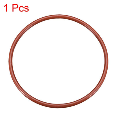 ya 13 9.15 baidi Silicone O-Ring 90mmx83mmx3.5mm VMQ Seal Rings Sealing Gasket Red