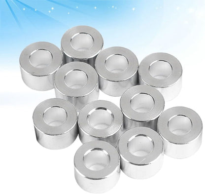 ya 5 8.10 10 Pcs Flat Gasket Sleeve Silver Aluminum Bushing Bushings 3D Printer