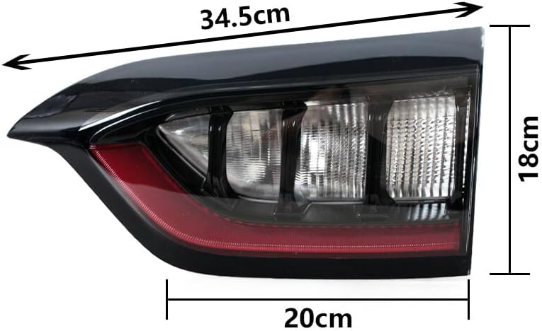 ya 10 9.16 zhengce 1Pcs Right Inner LED Rear Tail Light Brake Stop Lamp for Jeep Cherokee 2019