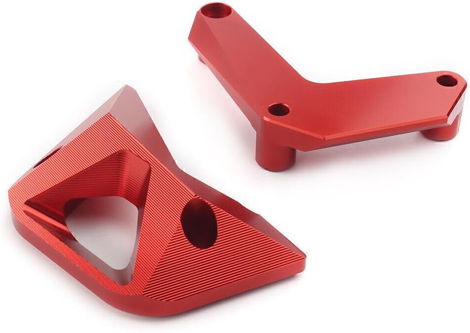 ya 2 8.15 2x CNC Engine Stator Case Cover Fit for Kawasaki Z1000 2010-2019/Z900 17-2019 Red