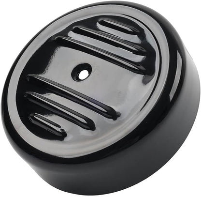 ya 5 8.10 7'' Round Stripe Air Cleaner Cover Black for Harley FXD FLST FXST 00-17 FLT