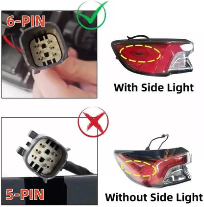 ya 4 8.10 Right Outer Rear LED Tail Light Brake Lamp 6-PIN for Ford Escape 2020 2021 2022