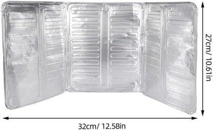 ya 4 8.10 6 Pcs Anti-Splash Oil Baffle Backsplash Protector Aluminum Guards