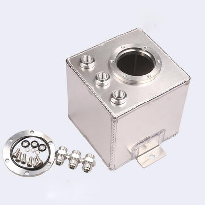 ya 5 8.10 2L Car Fuel Swirl Surge Pot Tank Alloy Surge Tank for 044Fuel Pump Billet Silver