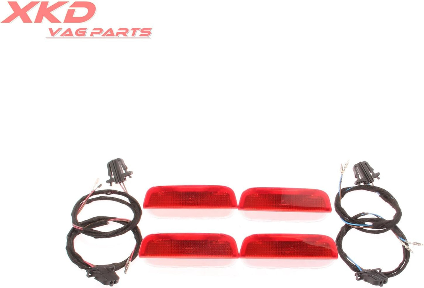 ya 4 8.24 baidi Door Warning Light w/Cable Set for VW Rabbit for JETTA for Golf MK5 MK6 for Passat B6