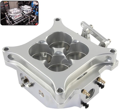 ya 2 8.15 1000CFM 4150 Flange Carburetor Throttle Body 1.75 Core 4 Barrel w/ 1 Spacer